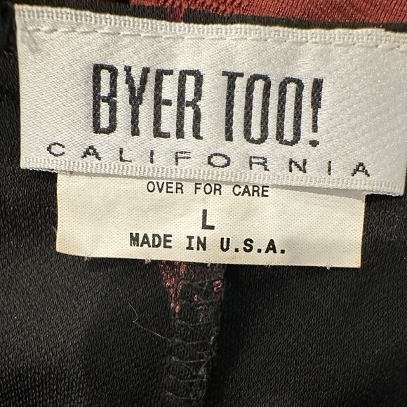 Vintage 90s byer black and red floral maxi dress - Picture 4 of 4